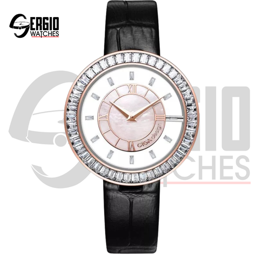 CIGA Design D-Series Sparkle Gold Rose Leather