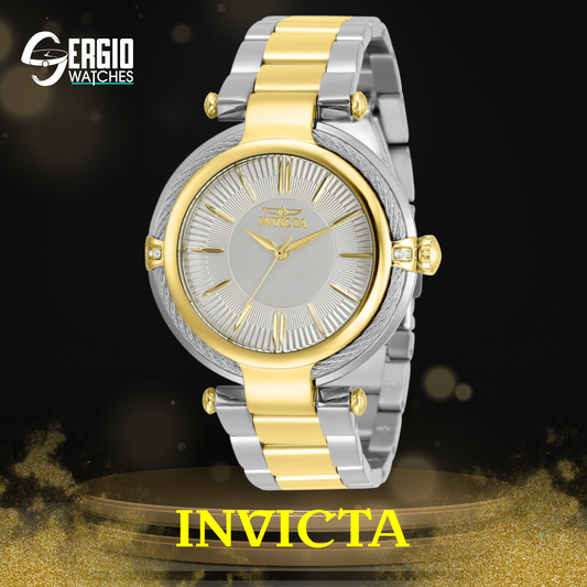 Invicta Bolt Women Dual tone silver dial