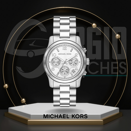 Michael Kors Runway Mid-Size Silver