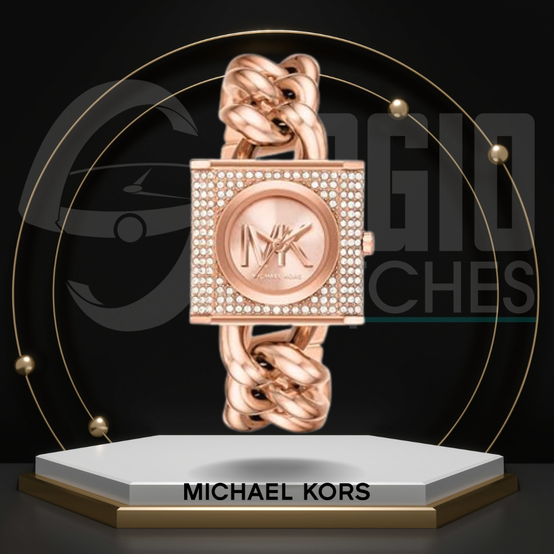 Michael Kors Chain Lock Rose Gold Michael Kors Chain Lock Rose Gold