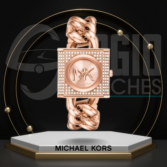 Michael Kors Chain Lock Rose Gold