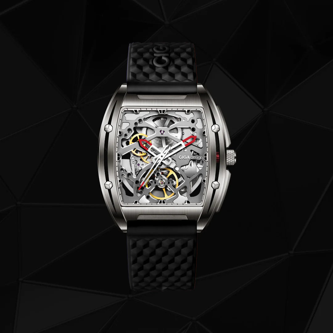 CIGA Design Mechanical Watch Series Z Edge Silver