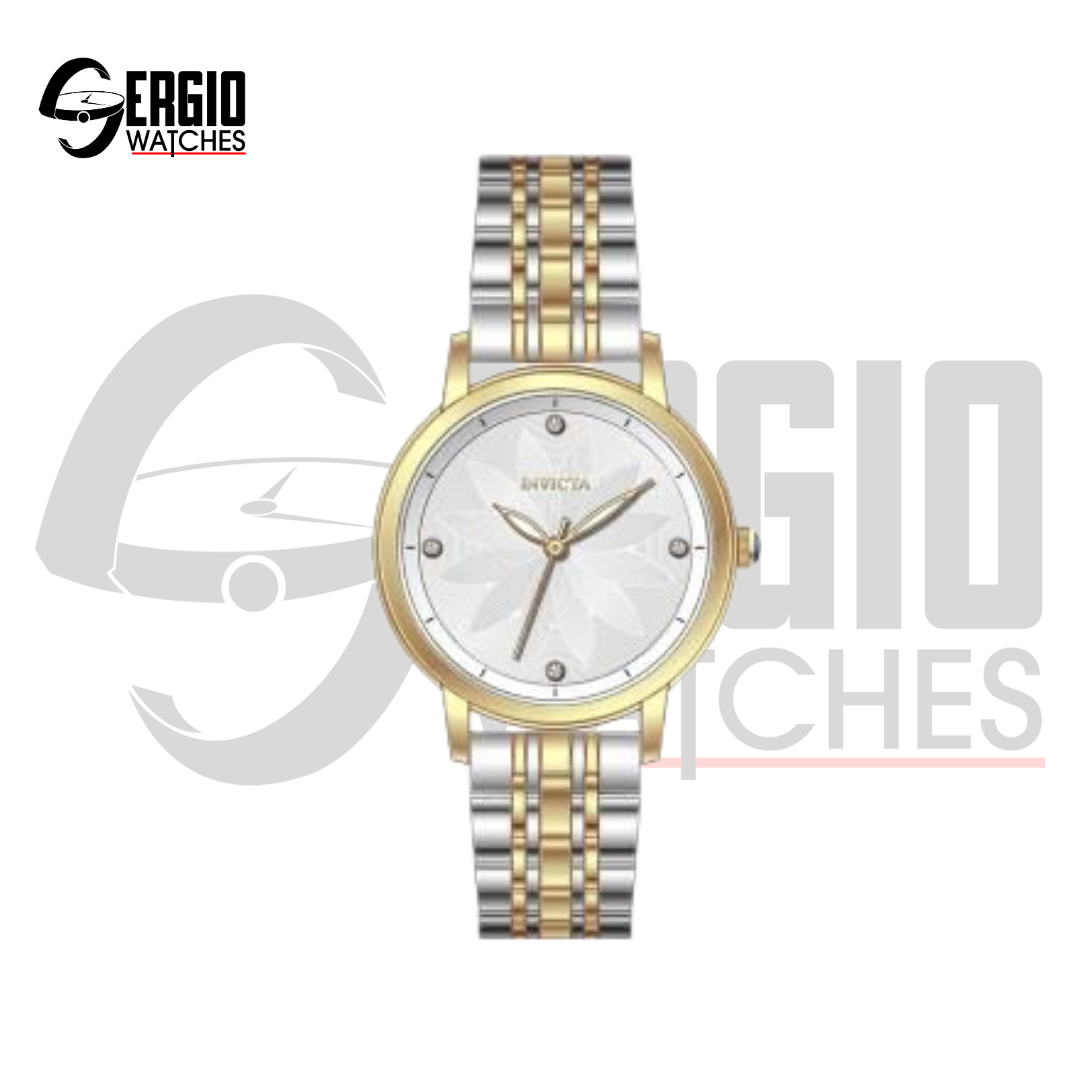 Invicta Wildflower Steel & Gold