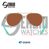 Costa Piper Polarized – Shiny Gold