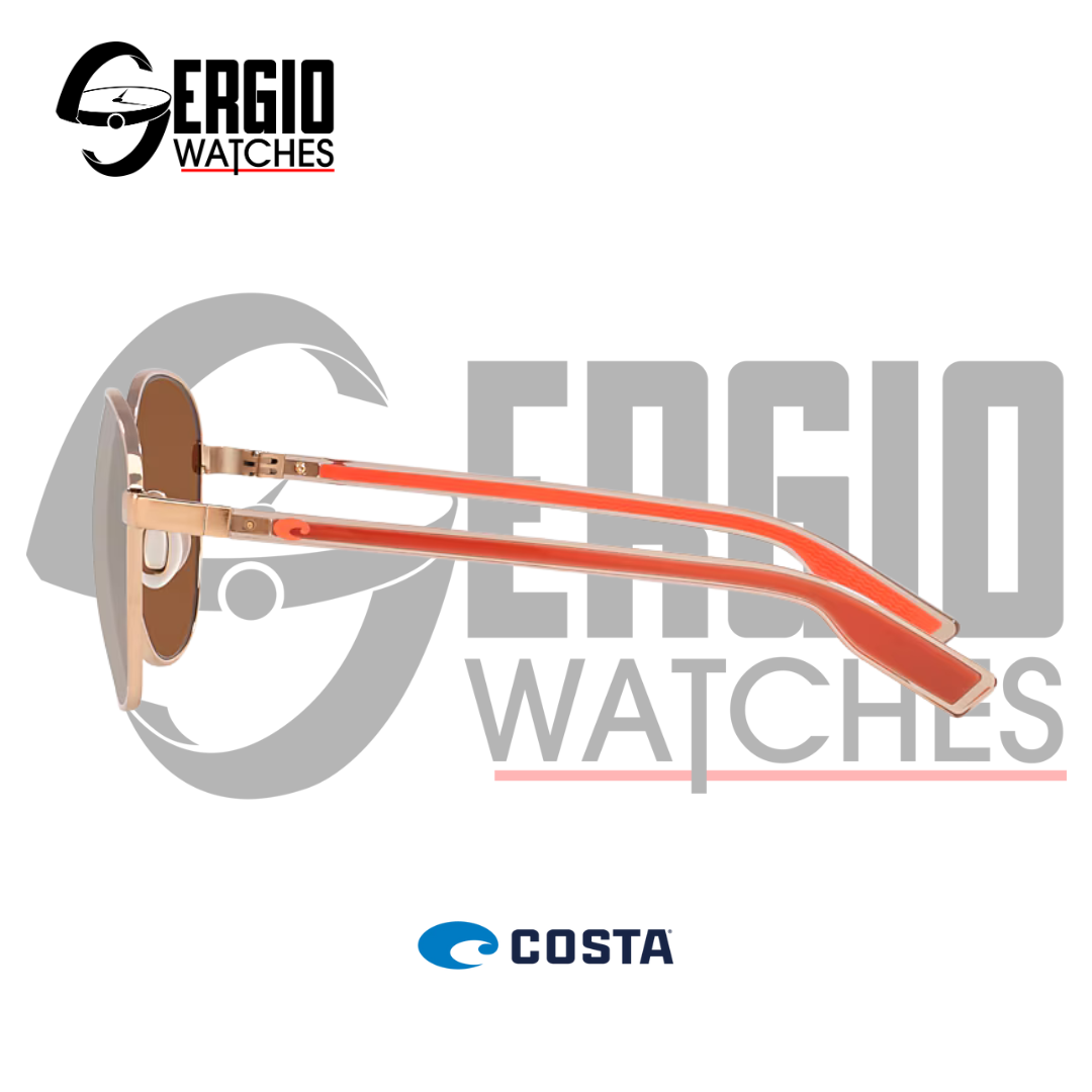 Costa Egret Polarized – Brushed Rose Gold
