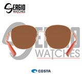 Costa Egret Polarized – Brushed Rose Gold