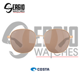 Costa Egret Polarized – Brushed Rose Gold