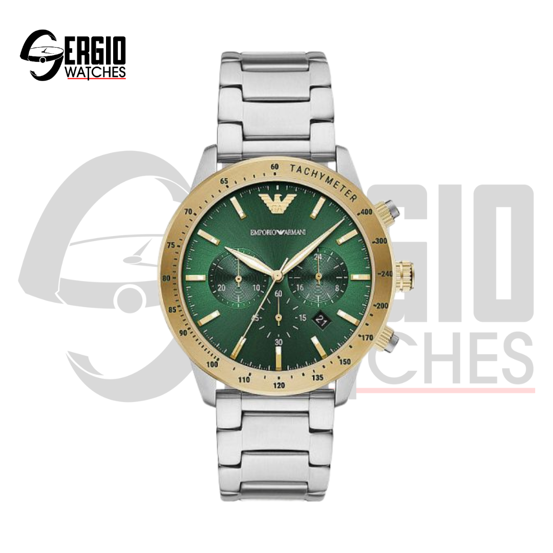 Emporio Armani Mario Chronograph Emerald