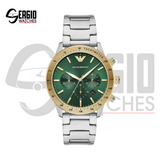 Emporio Armani Mario Chronograph Emerald