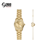 Michael Kors Petite Lexington Pavé Gold and Heart Bracelet