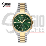 Emporio Armani Claudio dual tone Chronograph