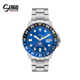 Fossil Blue GMT Stainless Steel