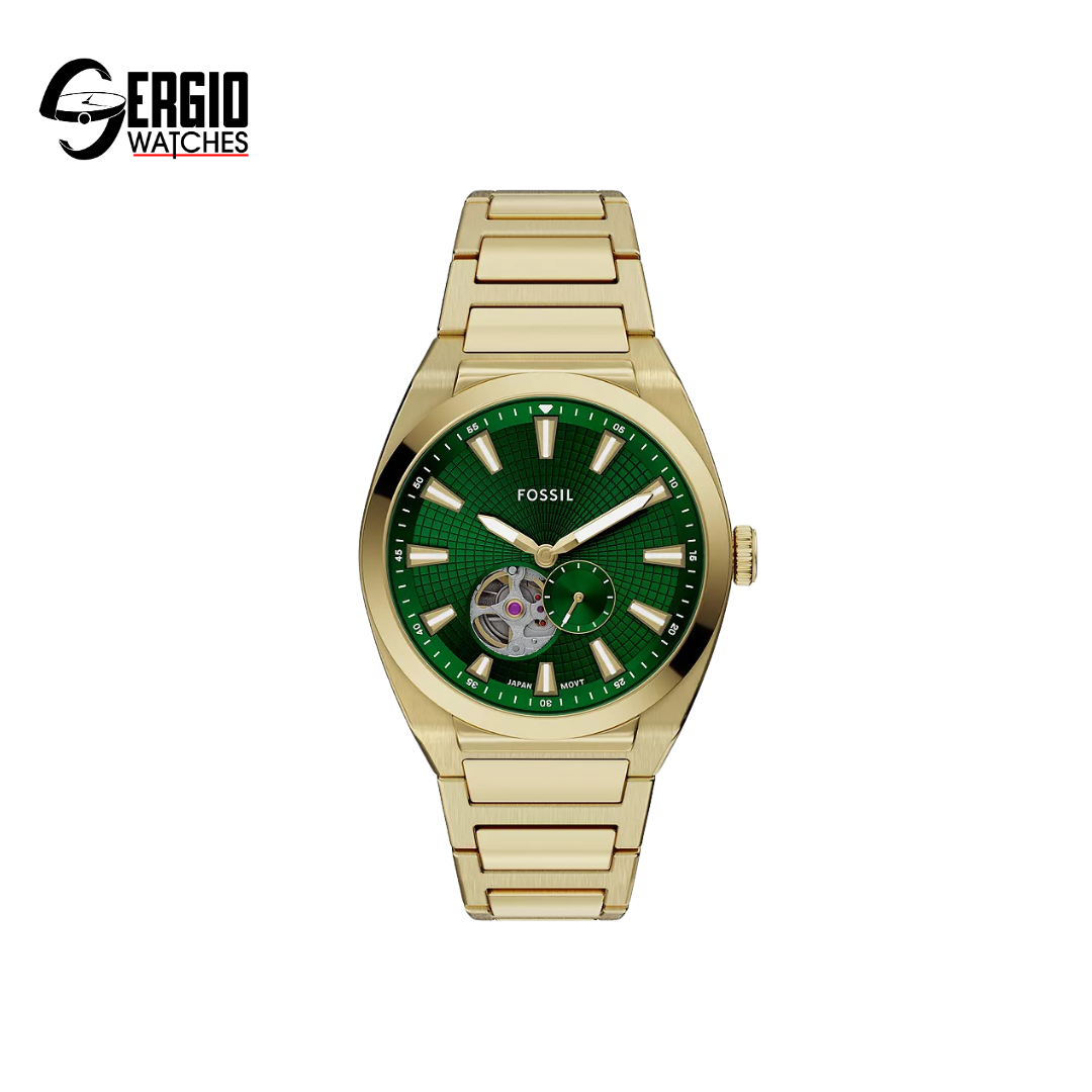 Fossil Everett Automatic Gold-Tone Stainless Steel