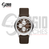 Emporio Armani Renato Brown Leather