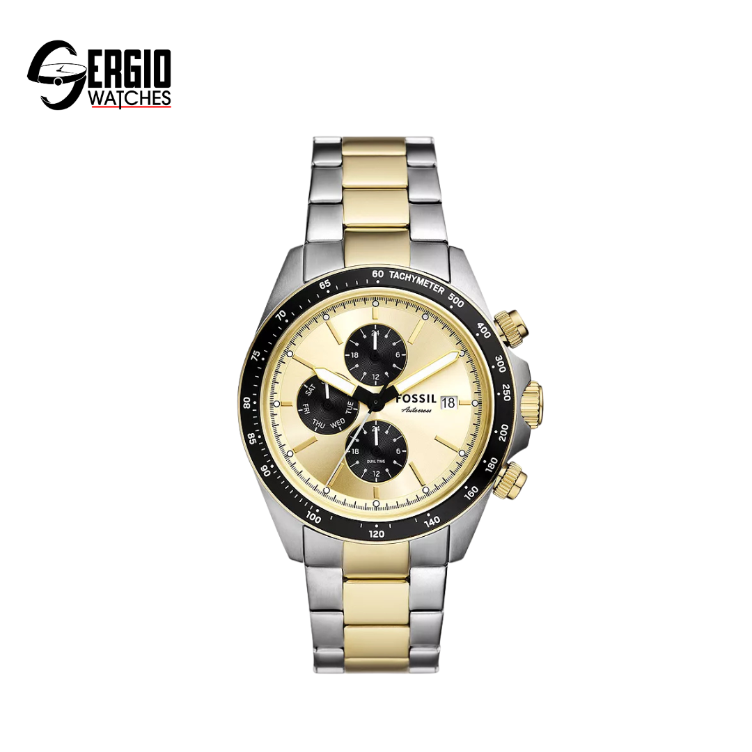 Fossil Autocross Multifunction Two-Tone Stainless Steel