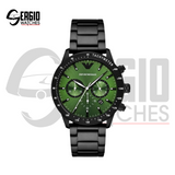 Emporio Armani Mario Chronograph Black