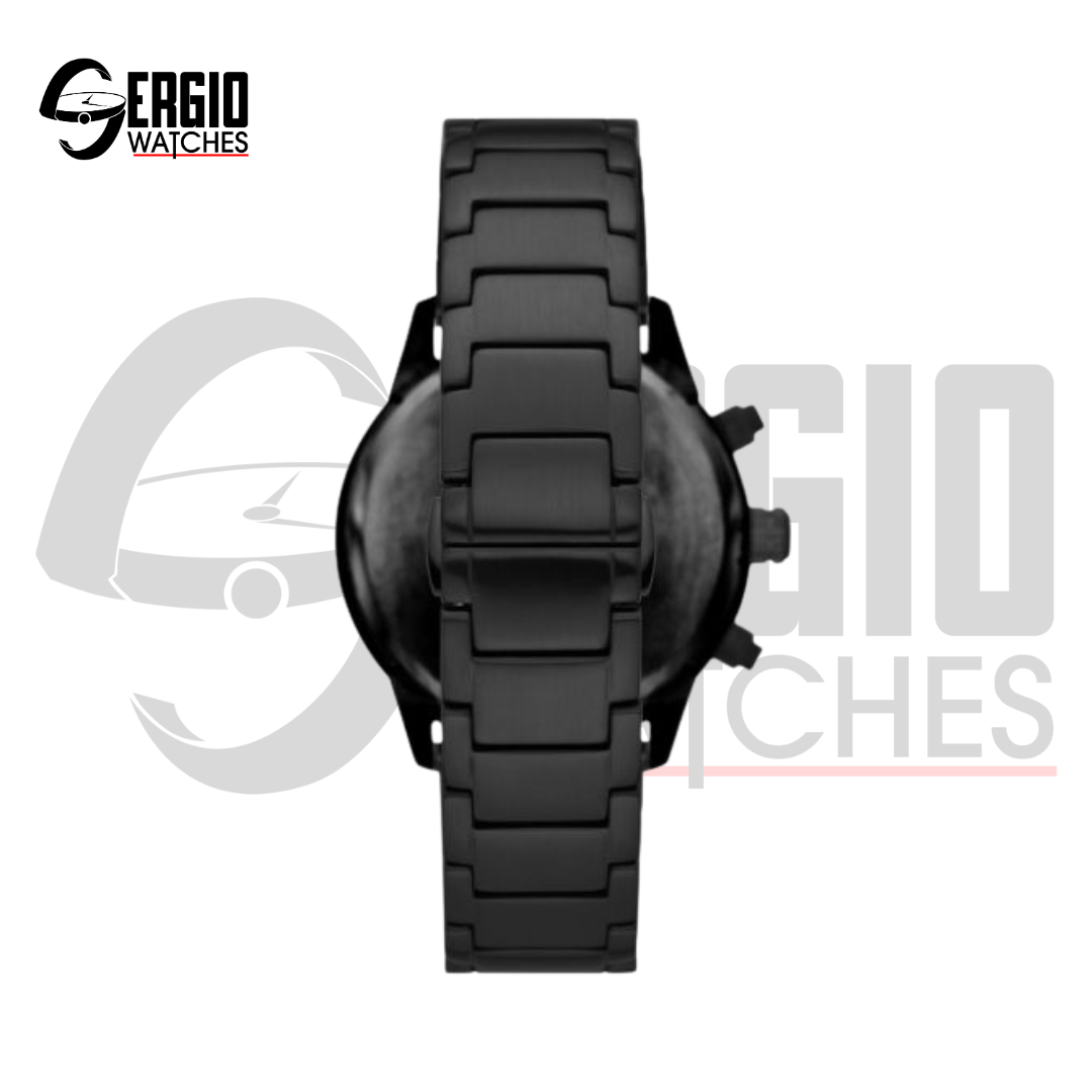 Emporio Armani Mario Chronograph Black