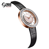CIGA Design D-Series Sparkle Gold Rose Leather