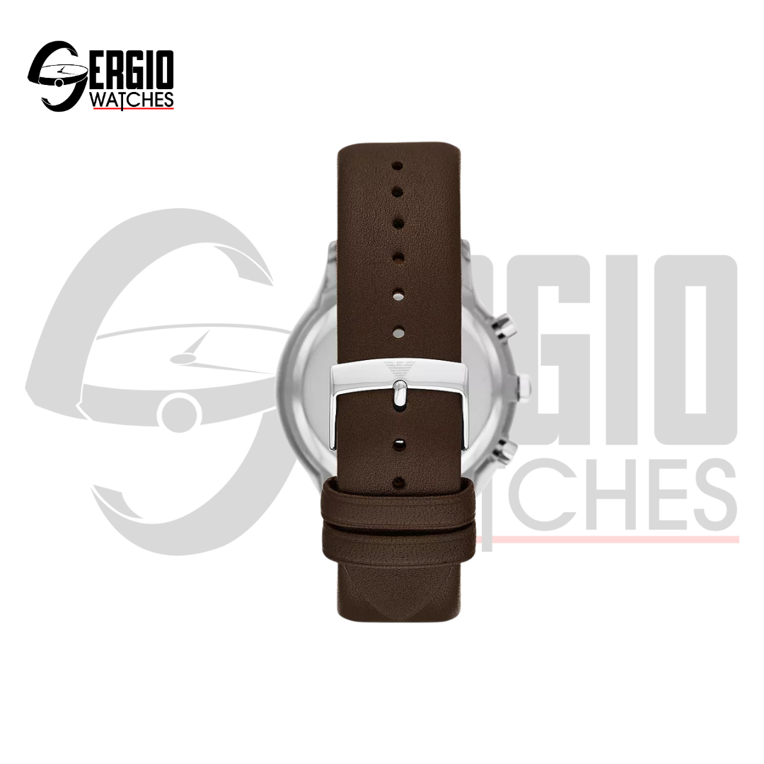 Emporio Armani Renato Brown Leather