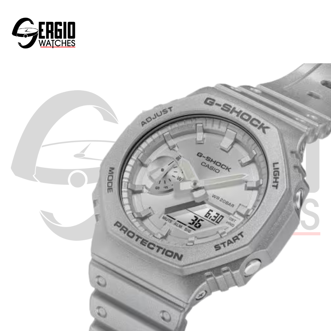 CASIO G-Shock Forgotten Future Metallic Silver Carbon Core