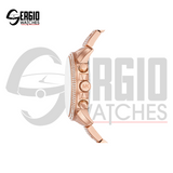 Michael Kors Oversized Brynn Pavé Rose Gold