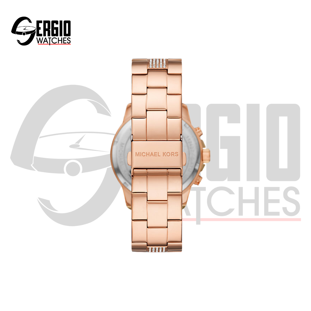 Michael Kors Oversized Brynn Pavé Rose Gold