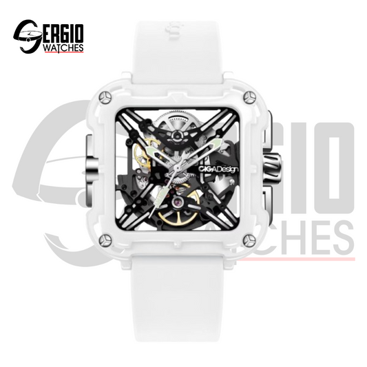 Ciga Design X Series Machina white and black Skeleton