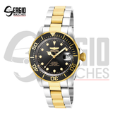 Invicta Pro Diver Automatic Steel & Gold - Black Dial