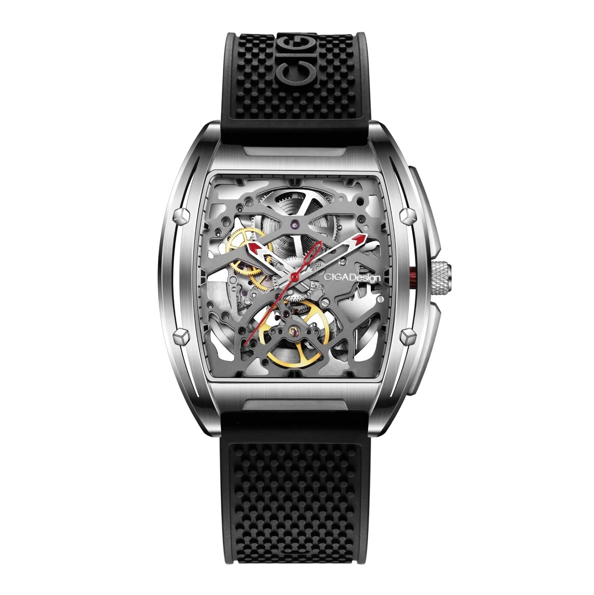 CIGA Design Mechanical Watch Series Z Edge Silver