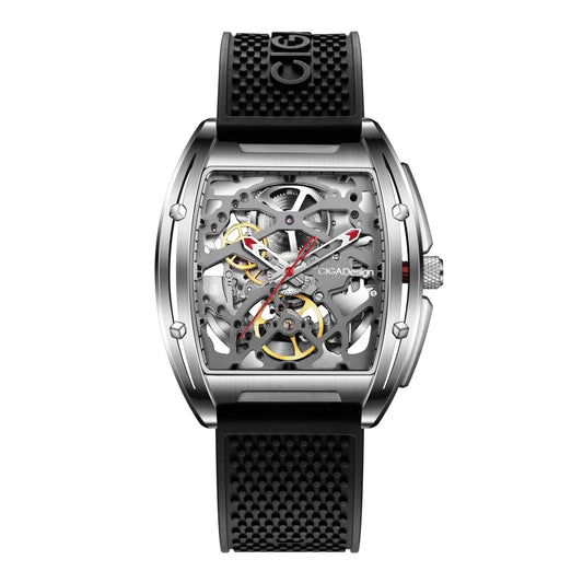 CIGA Design Mechanical Watch Series Z Edge Silver