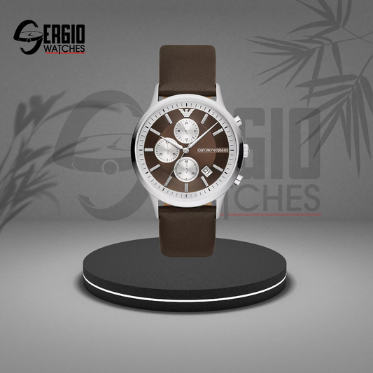 Emporio Armani Renato Brown Leather