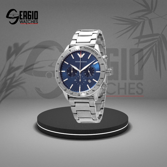 Emporio Armani Mario Chronograph Blue