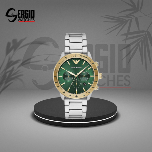 Emporio Armani Mario Chronograph Emerald