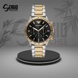 Emporio Armani Mario dual tone Black