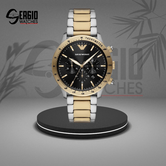 Emporio Armani Mario dual tone Black