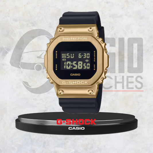 CASIO G-SHOCK Metal Covered Black & Gold