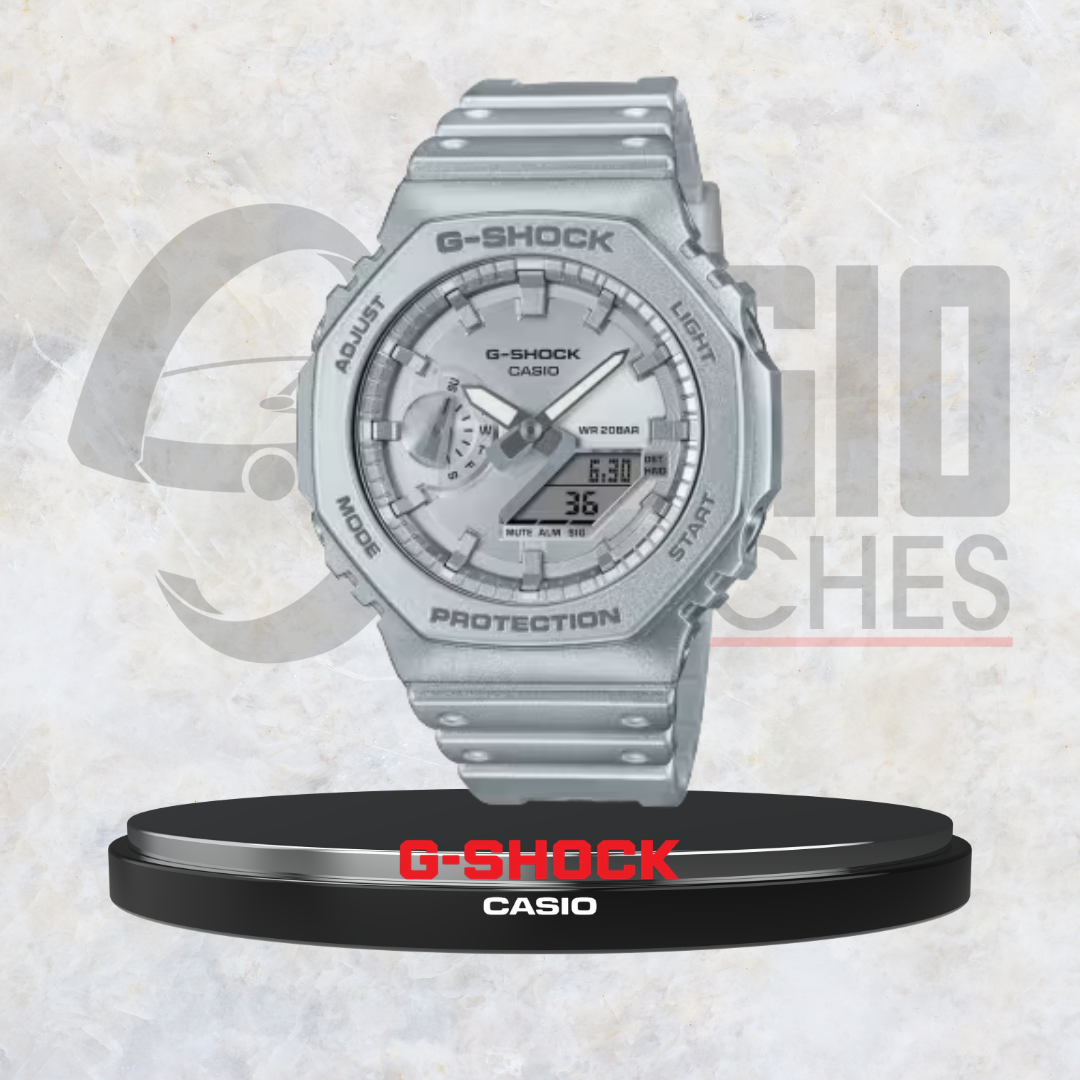 CASIO G-Shock Forgotten Future Metallic Silver Carbon Core