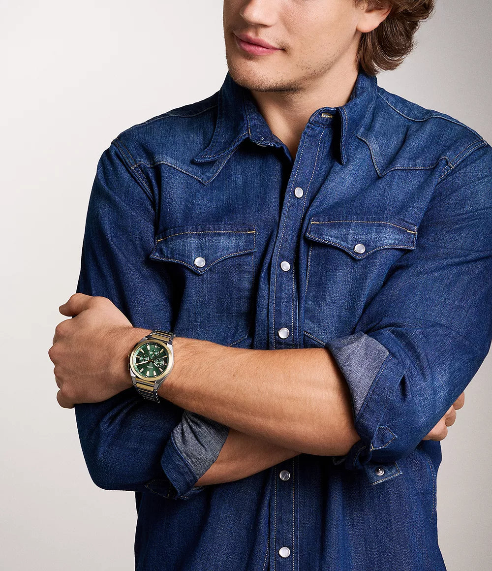Fossil Everett Chronograph Two-Tone Stainless Steel