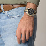Fossil Machine Chronograph Two-Tone Stainless Steel
