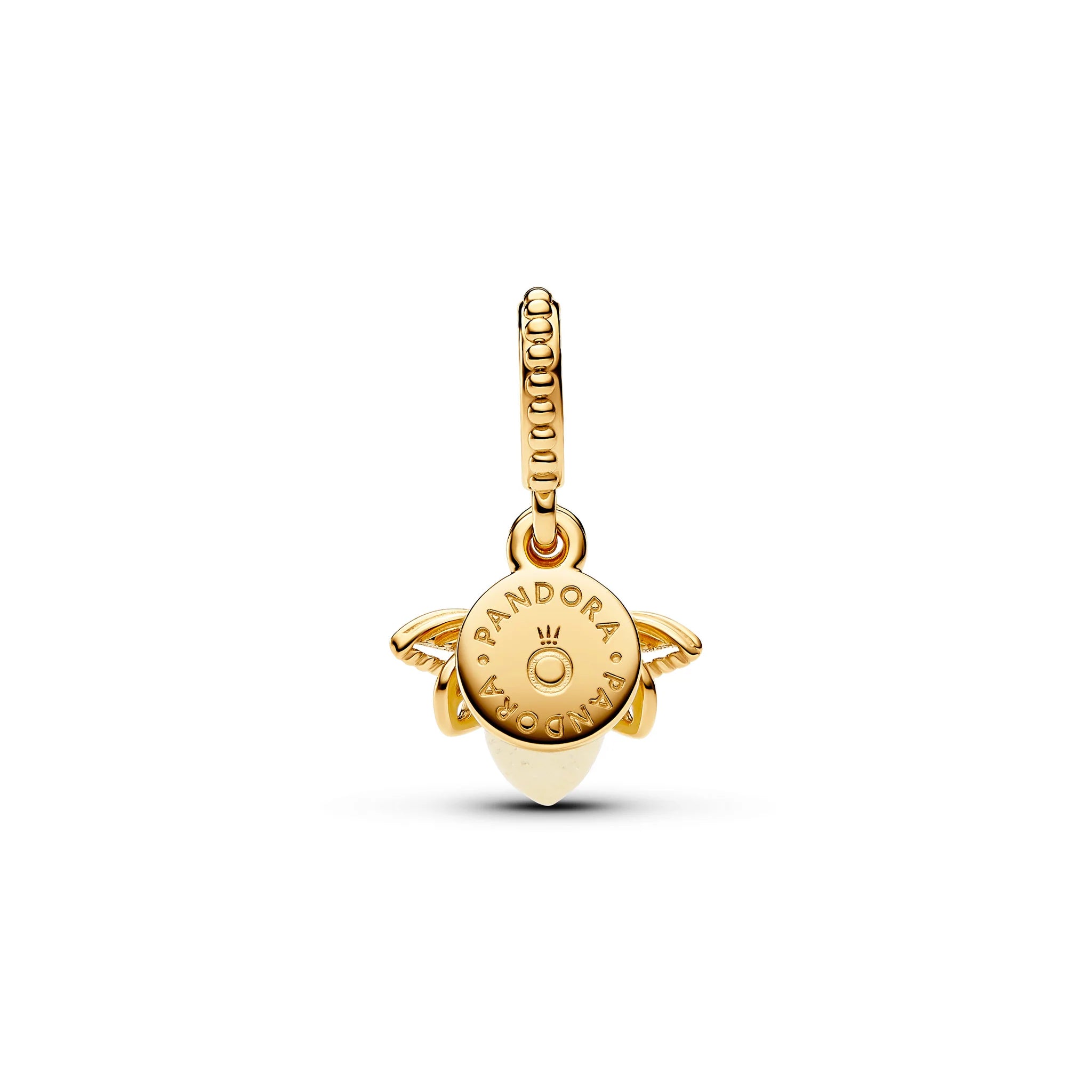 Pandora Glow-in-the-dark Firefly Dangle Charm  | 14k Gold plated