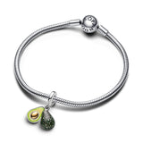 Pandora Avocado Double Dangle Charm  | 14k Gold plated