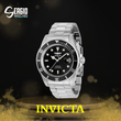 Invicta Pro Diver Silver and Black