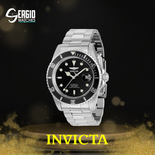 Invicta Pro Diver Silver and Black