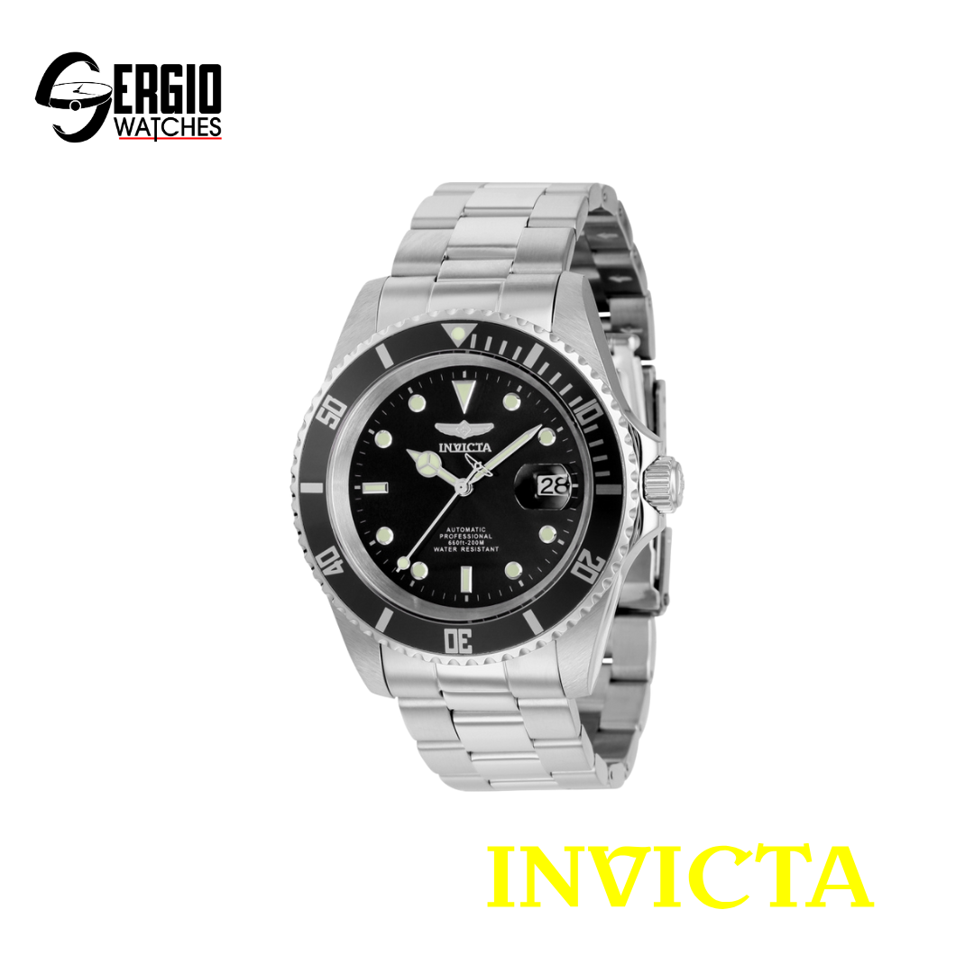 Invicta Pro Diver Silver and Black