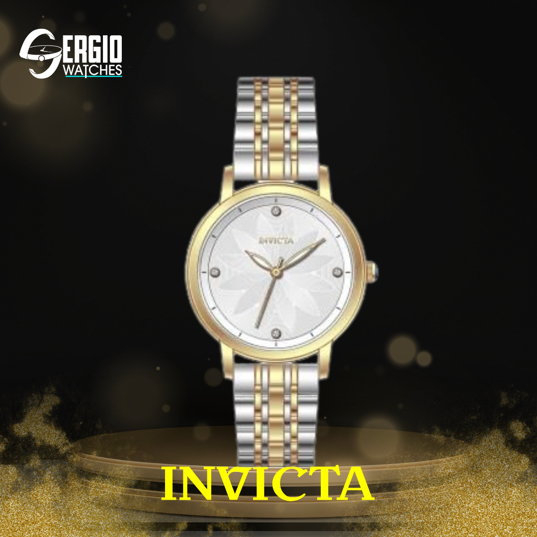 Invicta Wildflower Steel & Gold