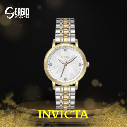 Invicta Wildflower Steel & Gold
