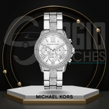Michael Kors Oversized Brynn Pavé Silver