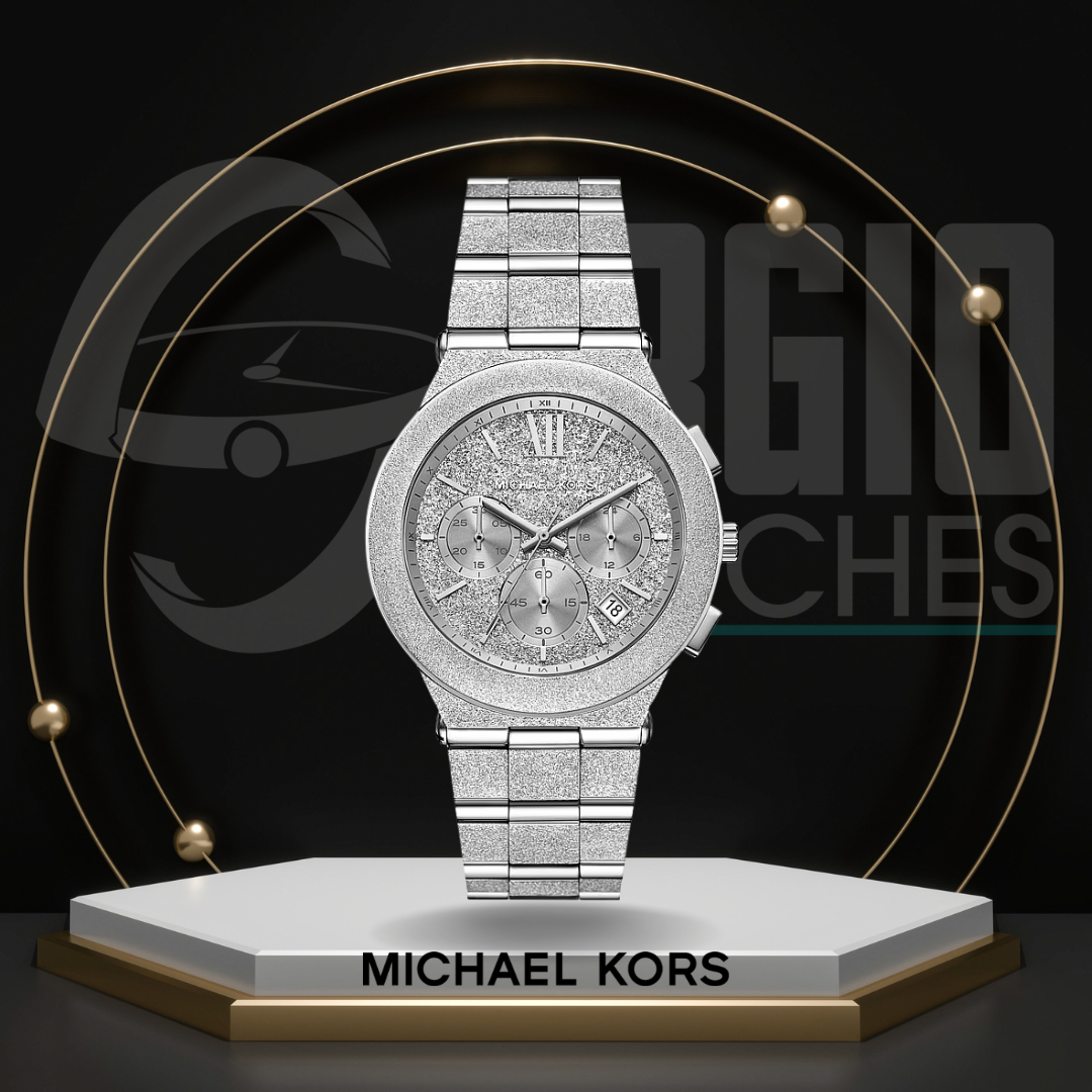 Michael Kors Oversized Billie Frosted silver