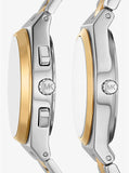 Michael Kors Lennox His and Hers Pavé Two-Tone Watch Set