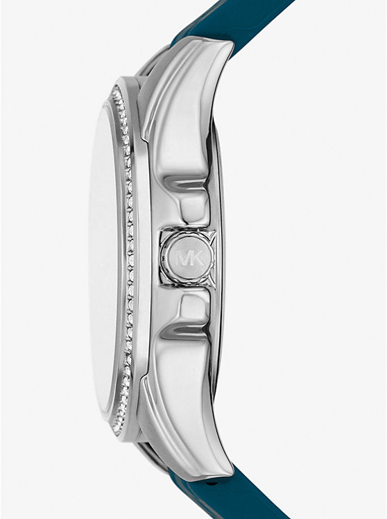 Michael Kors Mini Pilot Pavé Silver